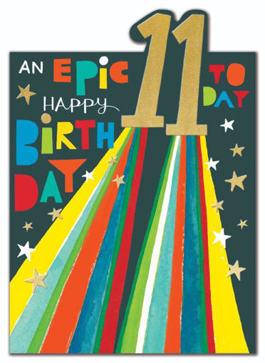 Picture of AN EPIC 11TH HAPPY BIRTHDAY CARD
